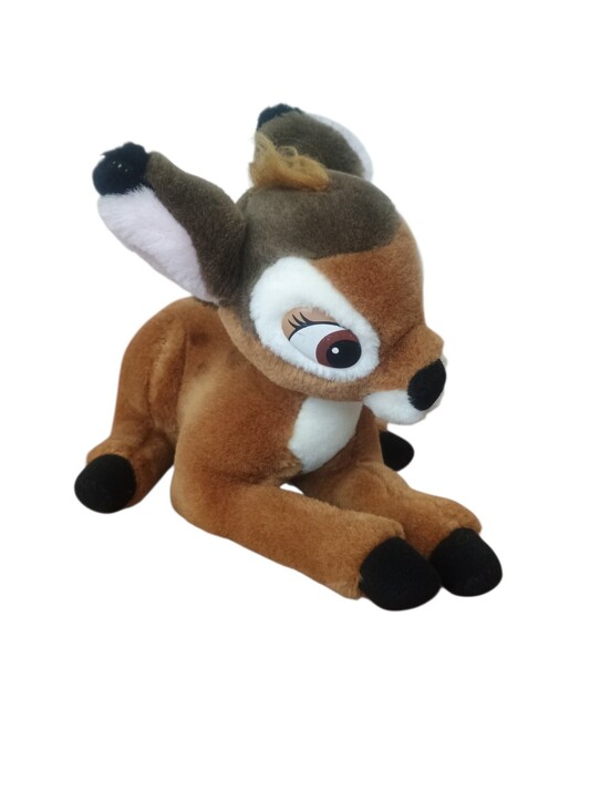 Disney Other - Disney Store BAMBI Deer plush laying down doe Stuffed Toy 9"